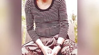 Naughty fun in nature