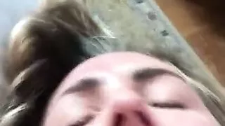 Dirty talk & ass to mouth with blonde girl