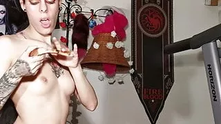 Cum drinking compilation of Beth Kinky
