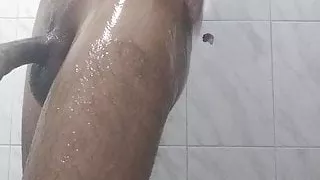 Masturbation with big cock