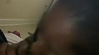 Ebony bbw sucking bbc