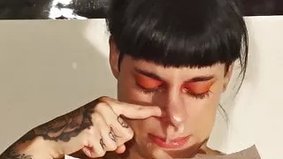 Teen girl's huge snot sneezing fetish pt1 HD