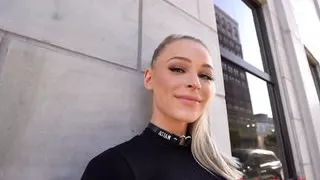 Blonde super beauty! hot body and sexy tan lines