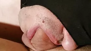 Blindfolded slave ass licking & deepthroat till cumshot