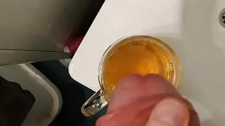 My toilet slave's mouth pissing & pee drinking compilation