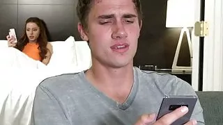 Vanna fucks her step-brother in the hotel