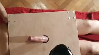 Domina pov cock stomping bare feet & cock slapping slave pt1