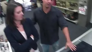 pawning babe rescued by store manager before blowjob 