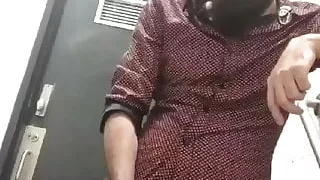 Bearded boy squirts his juice