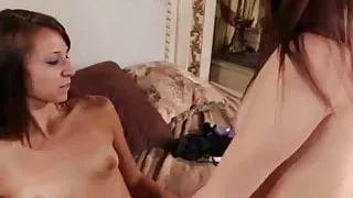 Lean bodies, small tits, lesbian skills