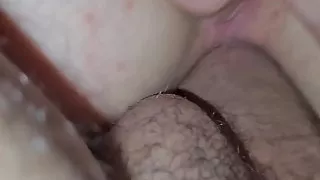 Roughly fucking her pussy and ass