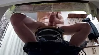 Filmed on a camera as the older brother jerks off