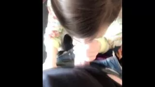 Assistant accountant sucks my cock right at work