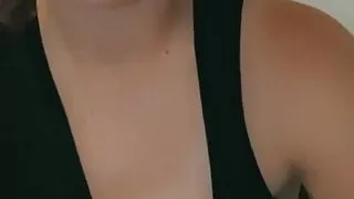 Pretty nerd shows tits
