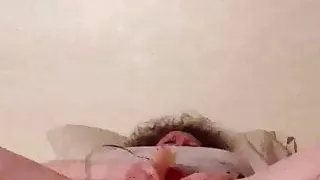 Wife masturbating with favorite vibrator