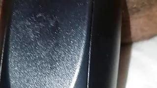 Fucking 43 yr old latina with TV remote