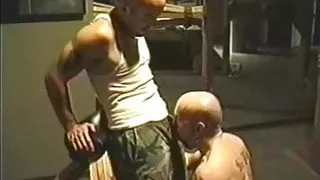 Me Worshiping Brad McGuire on my Knees.