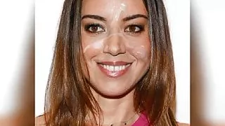 Aubrey Plaza Jerk Off Challenge.