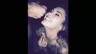 what a whore she love it to much