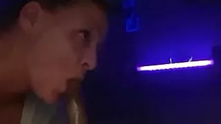 White step mom sucking black cock