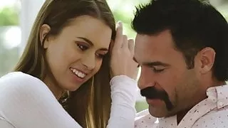 Gorgeous babe riding dick