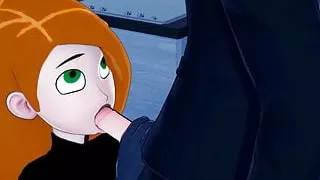 Kim Possible gets cum in her mouth then fucked. Hentai.