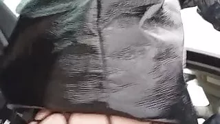 With my wife on the highway ,I cum