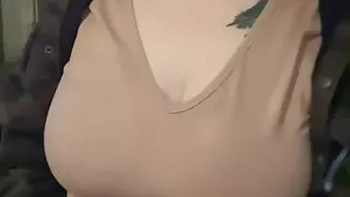 Big Tit milf does Tit drop