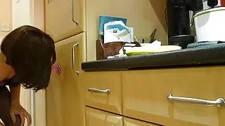 More fun with my purple dildo