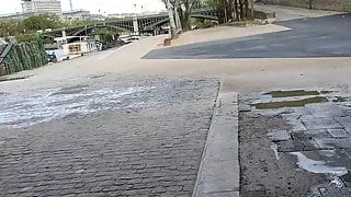 A day in Paris with a fan - he fucked my face in the toilets