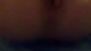 Fingering my ass after a shower and gape