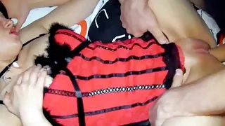 Rare Creampie Gangbang for Tiny German 18yo Teen Lilly Bang