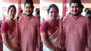 Fat ass desi mom being humped by step son