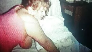 Friend enjoys wifes pussy.