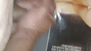 Sperma auf einem heißen Beutemodell