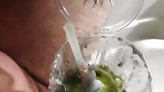 Bottle was and piss thru pipe