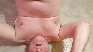 Daddy drinks his delicious piss again