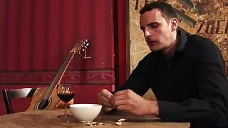 Tattooed beauty gets fucked and facialized