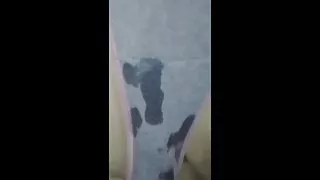 Cum inside PINK panties