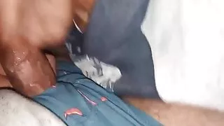 Outdoor in car blowjob