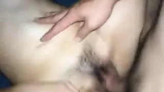 hot Asian girl fucked at home with boyfriend