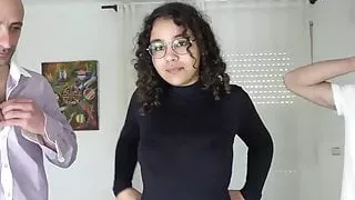 Moroccan teen Lily gets A LOT OF COCKS for her gangbang