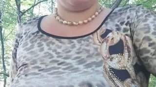 Pissing in the woods