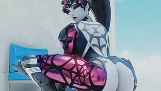 Widowmaker Big Ass Riding - Overwatch