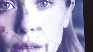 Second Rousing Ebony Cumtribute For Elizabeth Olsen