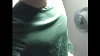 RISKY! JERKING OFF IN PUBLIC TOILET (23cm) Teen Boy Cute