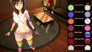 Our appartment Hentai SFM game Ep.2 Cute babysitter roomate