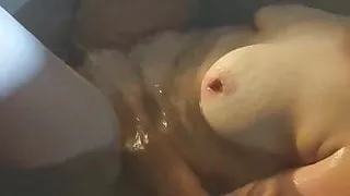 Amateur Wife Jacuzzi Tub Water Jet Masturbation Orgasm