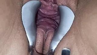 CrazyFetishCouple - Pussy games with speculum