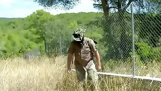 Gringo gets caught and fucks a horny latina